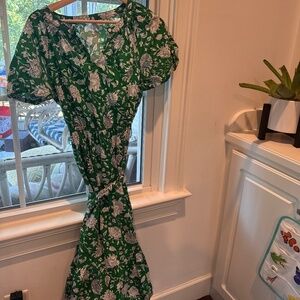 JCREW puff sleeve sundress